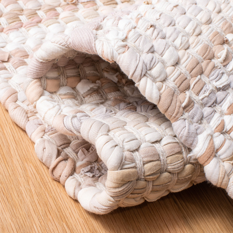 Sand & Stable Patricia Handmade Flatweave Cotton Beige Rug & Reviews